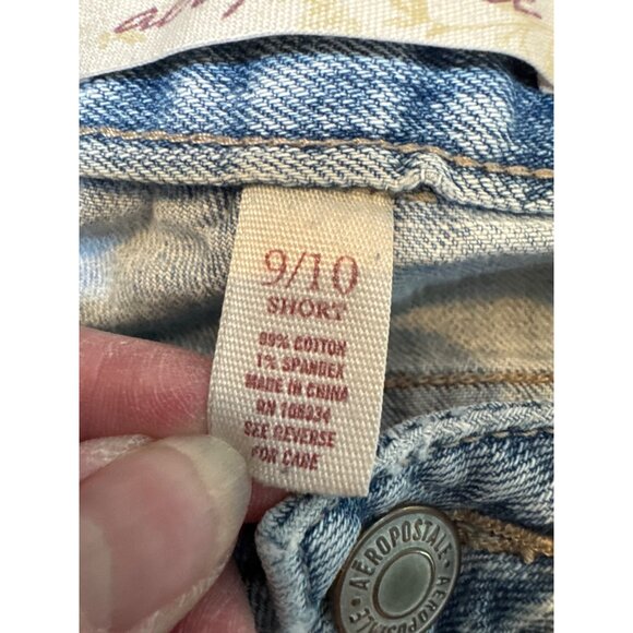 Aeropostale VTG Womens Riley Skinny Flare Jeans Size 9/10 Short 99% Cotton - Picture 3 of 13